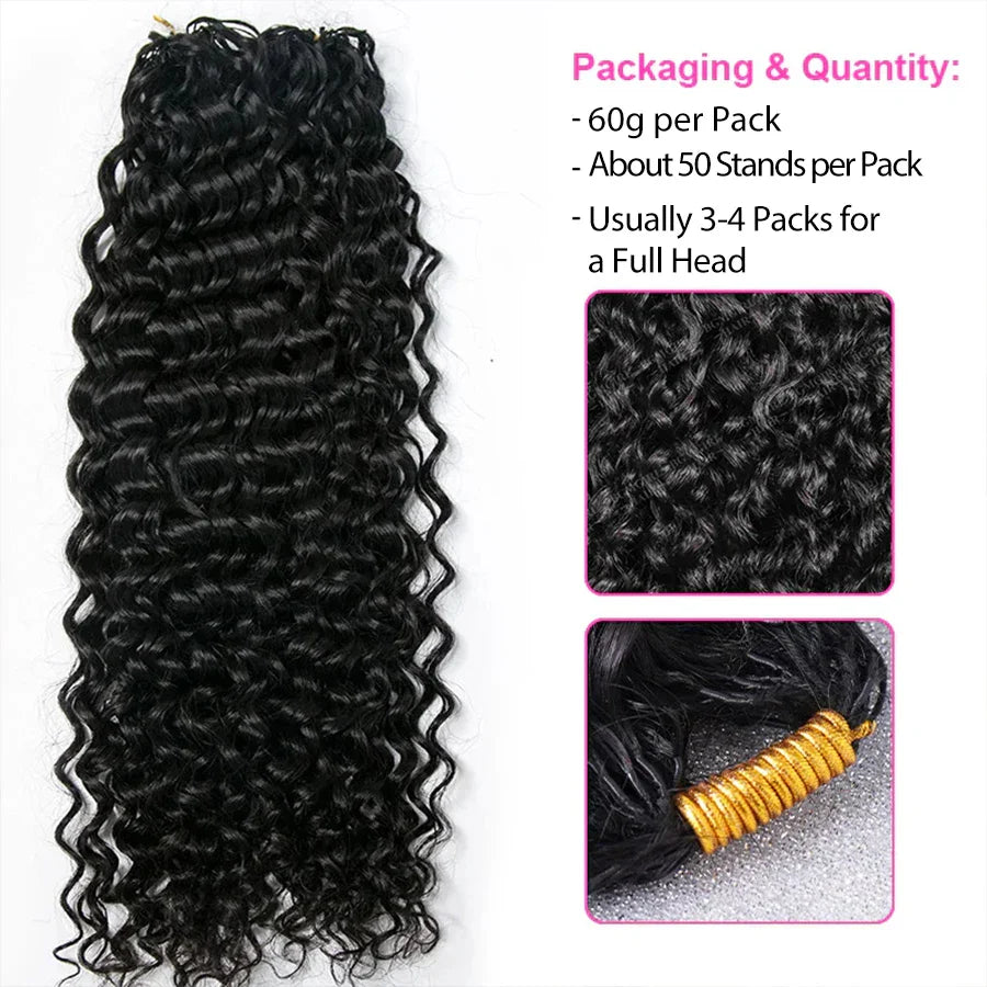 Dreamy Curly Crochet Extensions